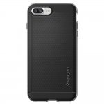 Spigen Neo Hybrid Case - хибриден кейс с висока степен на защита за iPhone 8 Plus, iPhone 7 Plus (черен-сребрист) 7