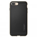 Spigen Neo Hybrid Case - хибриден кейс с висока степен на защита за iPhone 8 Plus, iPhone 7 Plus (черен-златист) 7