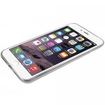 Macally Luxr Soft Case - силиконов (TPU) калъф за iPhone 8, iPhone 7 (прозрачен-сребрист) 4