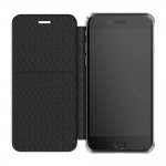 STILMIND Jet Set Flip Case - хибриден флип кейс със слот за кр. карта за iPhone 8, iPhone 7 (сребрист) 3