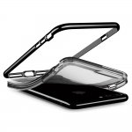 Spigen Neo Hybrid Case Crystal - хибриден кейс с висока степен на защита за iPhone 8 Plus, iPhone 7 Plus (прозрачен-черен гланц) 3
