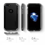 Spigen Hybrid Armor Case - хибриден кейс с висока степен на защита за iPhone 8, iPhone 7 (черен) 5