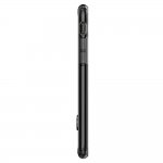 Spigen Ultra Hybrid Case S - хибриден кейс с висока степен на защита и поставка за iPhone 8, iPhone 7 (прозрачен-черен гланц) 7