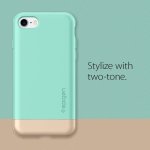 Spigen Style Armor Case - хибриден кейс от две части за iPhone 8, iPhone 7 (син) 5