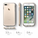 Spigen Neo Hybrid Case Crystal - хибриден кейс с висока степен на защита за iPhone 8 Plus, iPhone 7 Plus (прозрачен-златист) 7