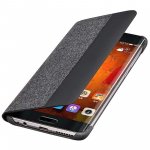 Huawei Smart Cover Window - оригинален кожен калъф за Huawei P10 (сив) 1