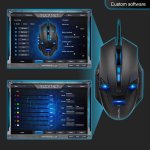 TeckNet GM299 Raptor Pro Gaming Mouse, 7000 DPI - геймърска мишка (за Mac и PC) (черен-син) 1