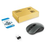 TeckNet M001 Black 2.4G Mini Wireless Mouse - ергономична безжична мишка (за Mac и PC) (сива) 4