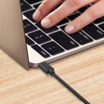 iLuv USB-C to USB-C Cable - USB-C кабел за MacBook и устройства с USB-C порт (180 cm) (черен) 5