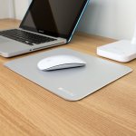 Satechi Aluminium Mouse Pad - дизайнерски алуминиев пад за мишка (сребрист) 6