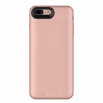 Mophie Juice Pack Air - удароустойчив кейс с вградена батерия 2420mAh и безжично зареждане за iPhone 8 Plus, iPhone 7 Plus (розово злато) 1