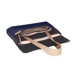 STM Grace Deluxe Laptop Sleeve - дизайнерска чанта с дръжки за MacBook Pro Retina 13 и преносими компютри до 13 инча (тъмносин) 2
