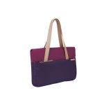 STM Grace Deluxe Laptop Sleeve - дизайнерска чанта с дръжки за MacBook и преносими компютри до 15 инча (тъмнолилав) 1