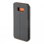 4smarts Flip Case Two Tone - кожен калъф с поставка и отделение за кр. карта за Samsung Galaxy S8 (черен) 1