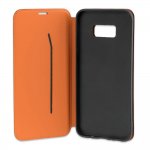 4smarts Flip Case Two Tone - кожен калъф с поставка и отделение за кр. карта за Samsung Galaxy S8 (черен) 2