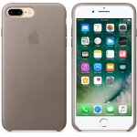 Apple iPhone Leather Case - оригинален кожен кейс (естествена кожа) за iPhone 8 Plus, iPhone 7 Plus (светлосив) 4