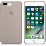 Apple Silicone Case - оригинален силиконов кейс за iPhone 8 Plus, iPhone 7 Plus (светлосив) 3