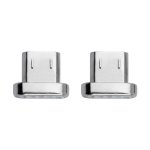 4smarts Magnetic USB Cable GravityCord Cable + 2xMicro-USB Connectors - кабел с магнитен накрайник с два броя MicroUSB конектори (сив) 3