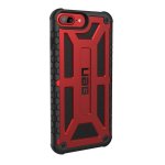 Urban Armor Gear Monarch Platinum - удароустойчив хибриден кейс за iPhone 8 Plus, iPhone 7 Plus, iPhone 6S Plus, iPhone 6 Plus (червен-черен) 2