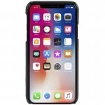 Krusell Tumba 2 Card Cover - кожен кейс (ествествена кожа) с 2 отделения за карти за iPhone XS, iPhone X (черен) 1