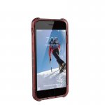 Urban Armor Gear Plyo Case - удароустойчив хибриден кейс за iPhone 8, iPhone 7 (червен-прозрачен) 4