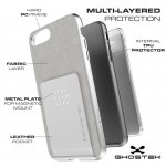 Ghostek Exec Shockproof Case - удароустойчив кейс за iPhone 8 Plus, iPhone 7 Plus (черен) 2