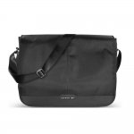 Cerruti 1881 Messenger Bag - луксозна дизайнерска чанта с презрамка за преносими компютри до 13 инча (черна) 3