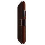 Verus Dandy Layered Case - кожен калъф, тип портфейл за iPhone XS, iPhone X (тъмнокафяв) 1