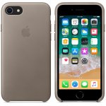 Apple iPhone Leather Case - оригинален кожен кейс (естествена кожа) за iPhone 8, iPhone 7 (светлокафяв) 1