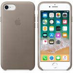 Apple iPhone Leather Case - оригинален кожен кейс (естествена кожа) за iPhone 8, iPhone 7 (светлокафяв) 3