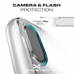 Ghostek Cloak 3 Case - хибриден удароустойчив кейс за iPhone XS, iPhone X (прозрачен-сребрист) 5