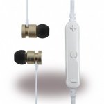 Guess Bluetooth Earphones - безжични блутут слушалки с микрофон за мобилни устройства (златист) 1