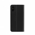 Tucano Filo Booklet - полиуретанов флип калъф и стойка за iPhone XS, iPhone X (черен) 2