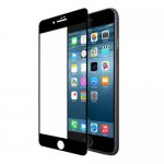 Eiger 3D 360 Screen Protector Back and Front Glass - калени стъклени защитни покрития за дисплея и задната част на iPhone 8, iPhone 7 (черен-прозрачен) 6