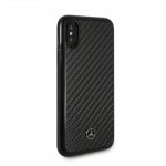Mercedes-Benz Dynamic Leather Hard Case - дизайнерски кожен кейс за iPhone X (черен) 5