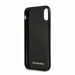 Mercedes-Benz Dynamic Leather Hard Case - дизайнерски кожен кейс за iPhone X (черен) 2