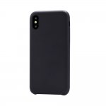 Devia Nature Case - кожен кейс за iPhone XS, iPhone X (черен) 4
