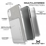 Ghostek Exec Shockproof Case - удароустойчив кейс за iPhone XS, iPhone X (черен) 3