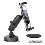 Arkon Tablet Windshield Mount - поставка за таблото или стъклото на кола за таблети (черна) 1