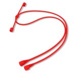 4smarts Necklace -  регулируема силиконова каишка за врата за безжични слушалки Apple AirPods (червен) 1