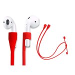 4smarts Necklace -  регулируема силиконова каишка за врата за безжични слушалки Apple AirPods (червен) 2
