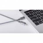 Moshi Integra USB-C to USB-C Cable - USB-C към USB-C кабел за устройства с USB-C порт (тъмносив) 2