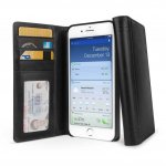 TwelveSouth Journal - луксозен кожен калъф тип портфейл за iPhone 8 Plus, iPhone 7 Plus (черен) 1