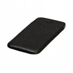 SENA UltraSlim Classic Pouch - кожен калъф (естествена кожа, ръчна изработка) за iPhone XS, iPhone X (черен) 1