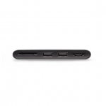 Moshi USB-C Multimedia Adapter - адаптер за свързване от USB-C към HDMI 4K, SD card reader, 2 x USB-A (тъмносив) 3