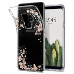Spigen Liquid Crystal Blossom Nature Case - тънък качествен термополиуретанов кейс за Samsung Galaxy S9 Plus (прозрачен) 4