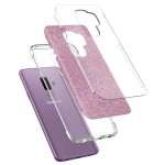Spigen Slim Armor Glitter Case - хибриден кейс с най-висока степен на защита за Samsung Galaxy S9 Plus (розов) 3