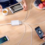 Anker PowerPort 6 Ports (60W) с PowerIQ и VoltageBoost - захранване с 6 x USB изхода за мобилни телефони и таблети (бял) 5