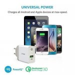 Anker PowerPort+ 1 18W Quick Charge 3.0 USB Charger с PowerIQ - захранване за ел. мрежа с USB изход и технология за бързо зареждане (бял) 3