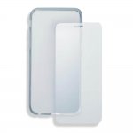 4smarts 360° Protection Set - тънък силиконов кейс и стъклено защитно покритие за дисплея на iPhone XS, iPhone X (прозрачен) 1